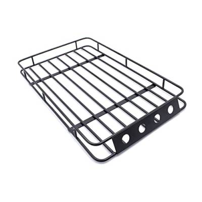 XEBRAD Racing Metall-Dachgepäckträger 235 * 140 20 mm Upgrades Teile Zubehör RC Crawler Car, for Traxxas, TRX4, for Axial, SCX10 II Redcat Gen8 Dachgepäckträger für Spielzeugautos von XEBRAD
